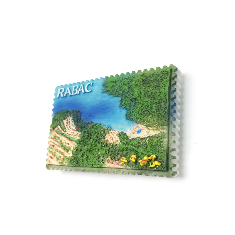 

Rabac, Croatia in Europe Fridge Magnets, Featuring Blue Sea, Green Landscape & Beach, Great as Refrigerator Accessories