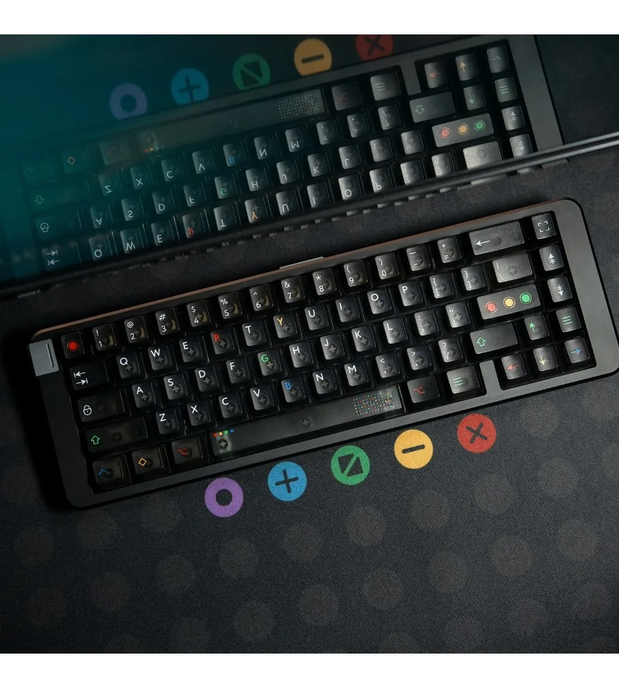 

The original keycap is suitable for magnetic axis wooting/Meijia lion and other black lights five-sided fog-permeable