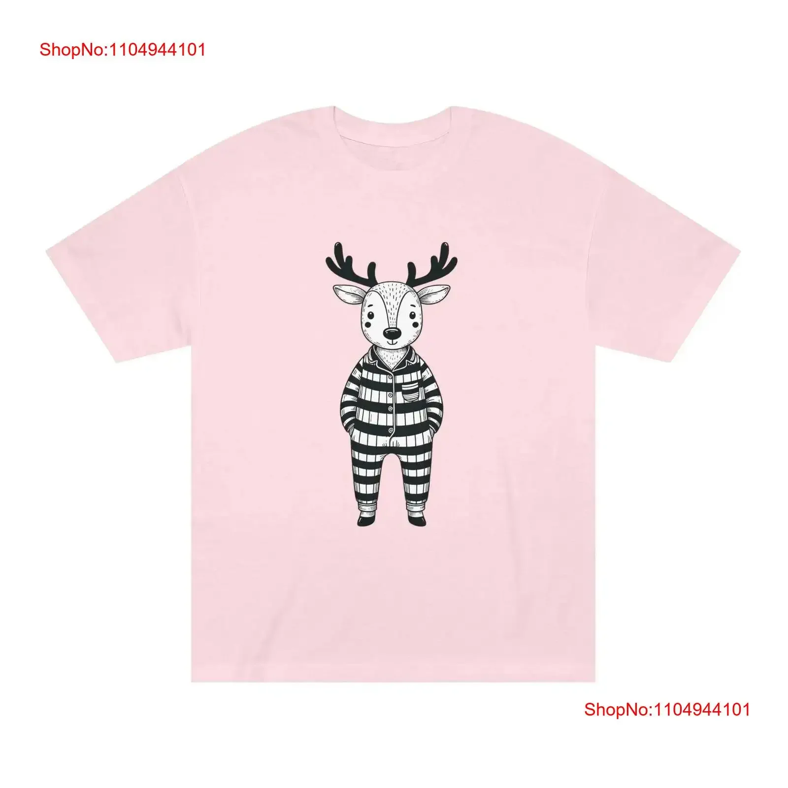 تي شيرت قطن الرنة كلاسيكي للنزهات غير الرسمية لمحبي الطبيعة يمكن ارتداؤه فن لطيف PJ 74 1 جرافيك مغسول عتيق قابل للتنفس