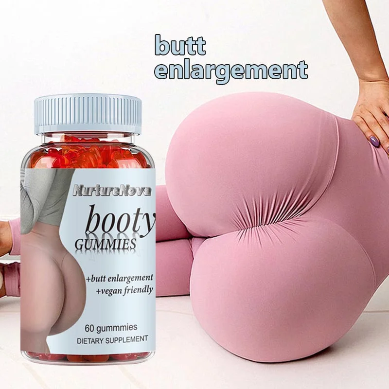 Hip Support Chewable Gummies Natural Plant Extract Soft Candy Shape & Firm Hip Curve Daily Beauty Supplement for Women
