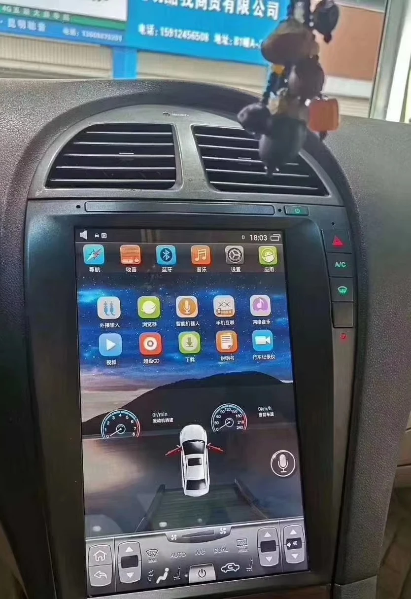 12.8 Inch for ES 2006-2012 HD Touch Screen Navigation Android Auto Wireless Carplay Auto Multimedia Player Head Unit