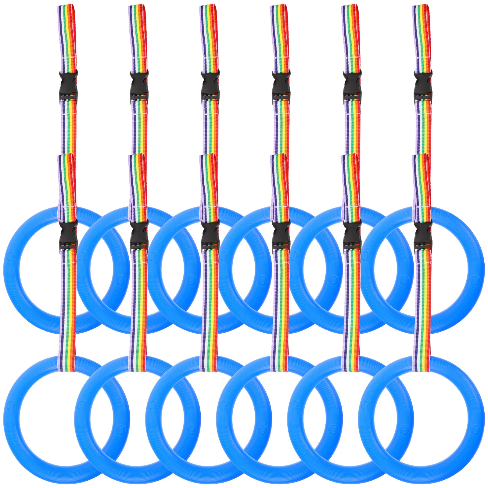 1 مجموعة طفل حبل أمان انفصال قابل للتعديل رياض الأطفال المشي تسخير متعدد حلقة قبضة ملونة المقود #2