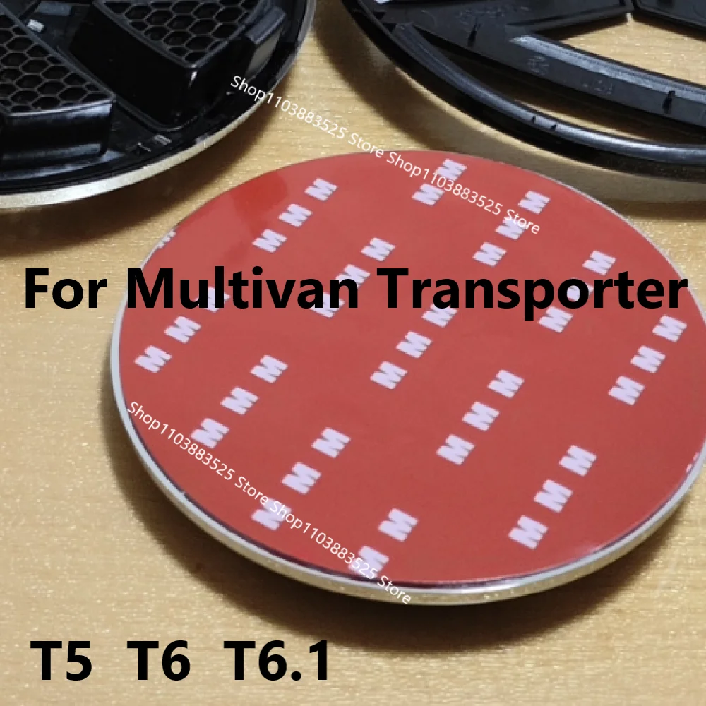 No Acc 2pcs Replacement Car Front Grille Emblem and Rear Trunk Lid Badge for Multivan Transporter T5 T6 T6.1 2003-2020 Badge