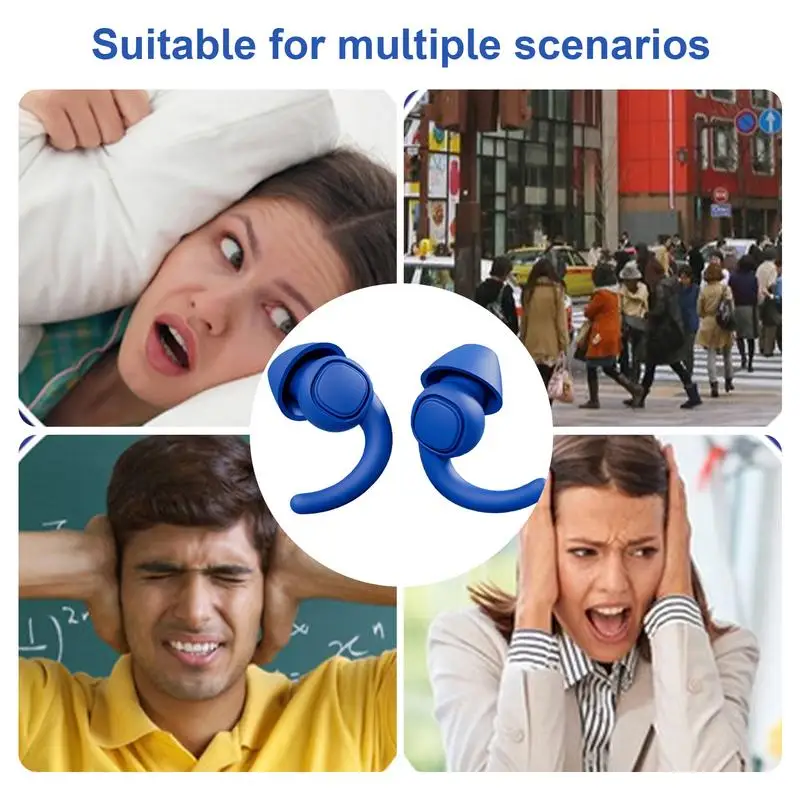 Comfortable Ear Plugs For Sleeping Reusable Ear Plugs Portable Earplugs With Mini Storage Box For Sleeping