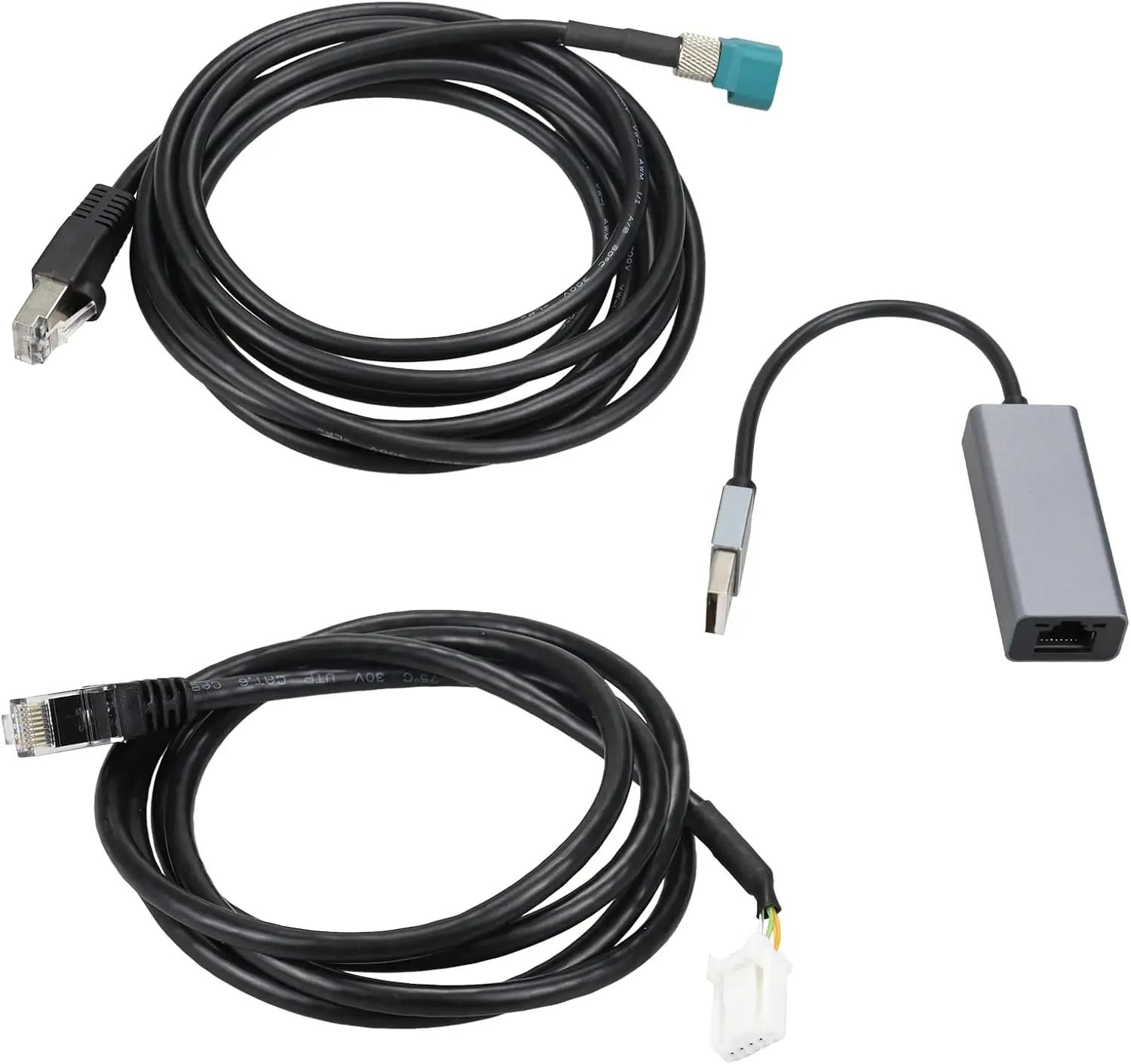 For Tesla Programmer Cable For Model 3/Y En Model S/X Ethernet Line Diagnostic Adapter 1137658-00-A 1137658-00-C for LAUNCH Pad