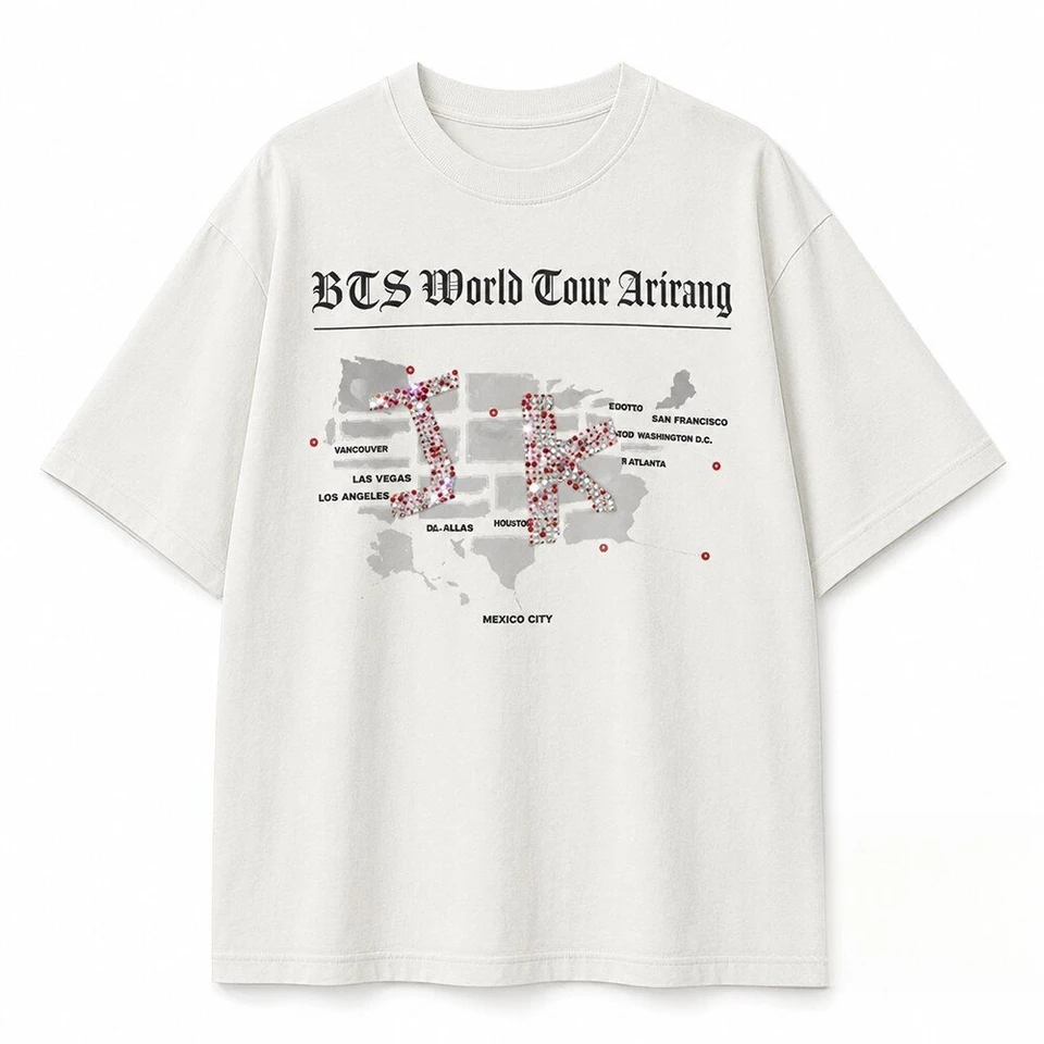 BTS Jungkook Same Style Arirang 2026 North America Tour Unisex