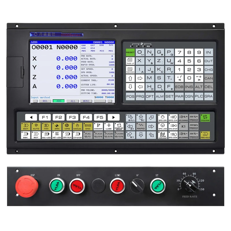 

Popular CNC Controller 4 Axis Milling PLC Programmable Logic System With ATC Function For Machining Center Transformation
