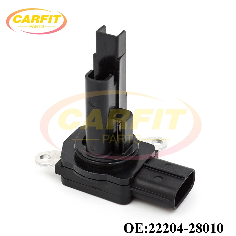 Sensor MAF pengukur aliran udara massal, suku cadang mobil OEM 22204-28010 22204-37010 Mass untuk Toyota Prius Corolla Camry Lexus RX350