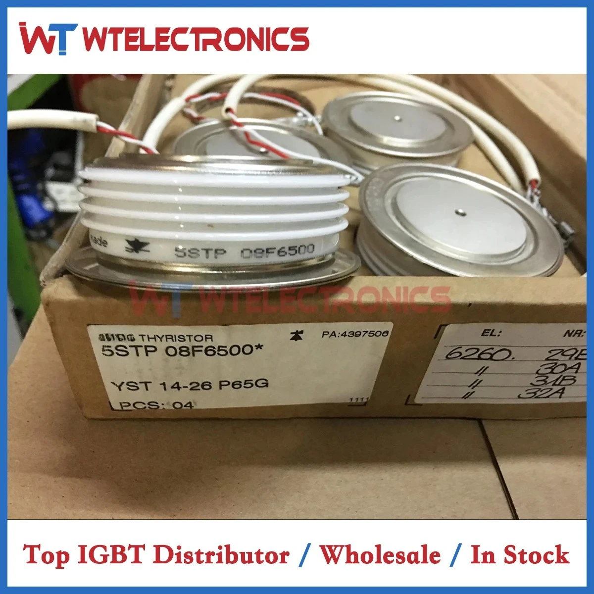 

Genuine 5STP08F6500 Thyristor Module 5STP08F6500