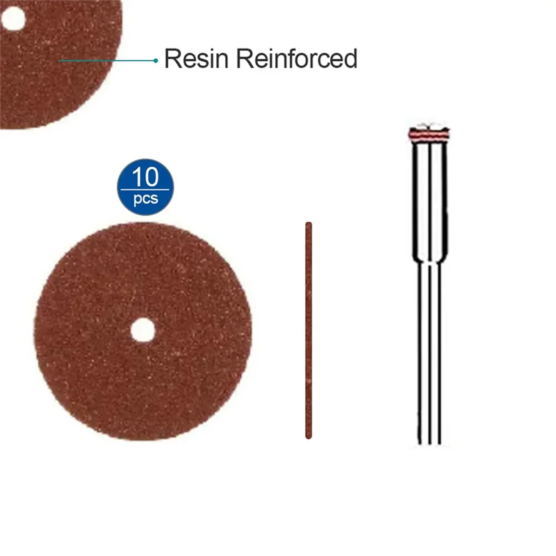 

AAAC-Cutting Wheel Set Compatible With Rotary Tool With 1/8 Inch Shank, 545 Diamond Cut-Off Wheel , HSS Saw Blade
