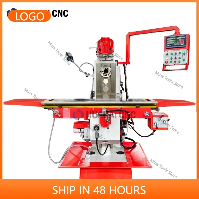 X6236 Universal Vertical Horizontal Milling Machine Rotating Head 220V Medium ISO50 Spindle Taper 60-1800rpm