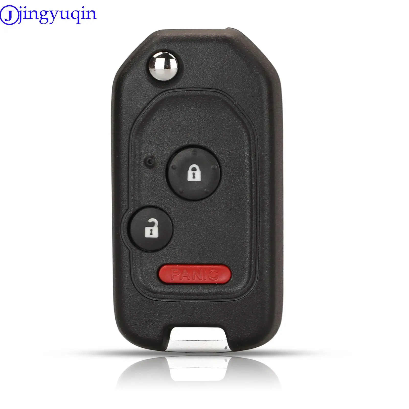 jingyuqin Update Modified 3/4 Buttons Car Key For Honda Accord Pilot Cr-V Key Housing Civic Insight Ridgeline 2003-2013