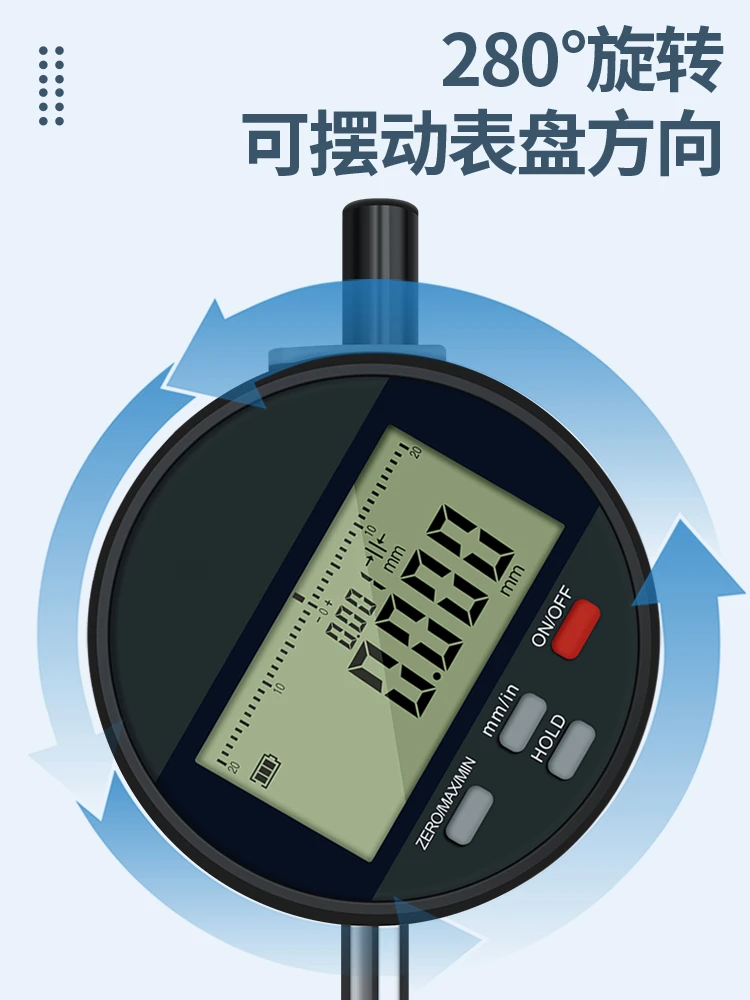 0918 Digital Display Surface Sandblasting Roughometer Anti-Corrosion Sandblasting Shot Blasing Paint Anchor Pattern Measuring