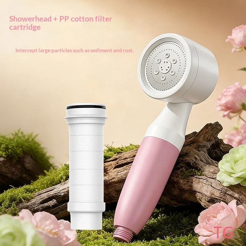 Custom Shower Head 8-Mode High Pressure Handheld with 360° Knob Dechlorination Filter