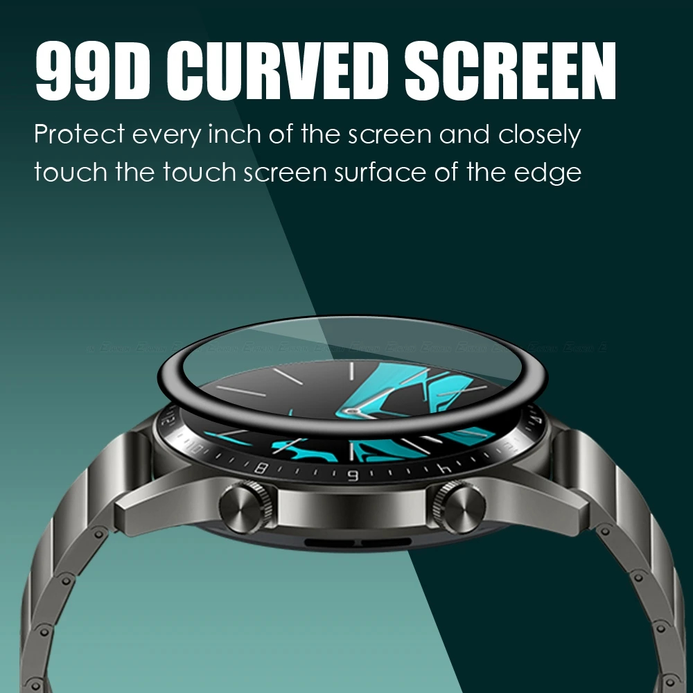 99D Curved Full Cover Screen Protector For Huawei Honor Watch MagicWatch 2 Magic Watch2 46mm 42mm Soft Protective Film Not Glass