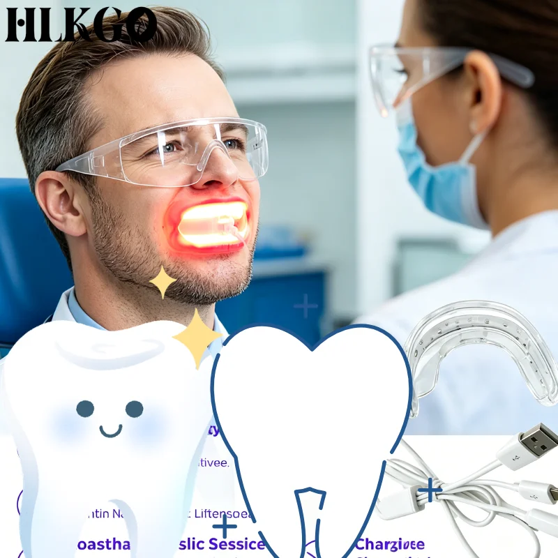Medical Grade Dental Laser Device for Gum Disease Receding Gums Teeth Sensitivity Red Light Therapy Pain Relief Management