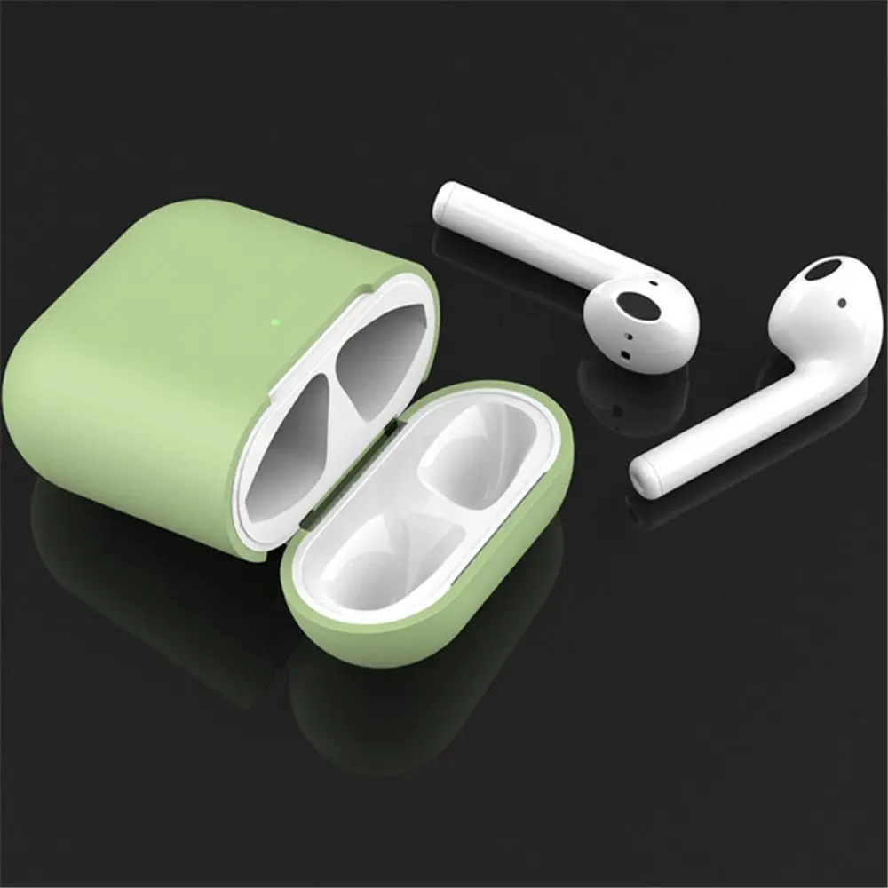 1PC Anti lost Slim Ultra Thin Silicone Case Cover Protective Skin Wireless Earphones Pouch Sleeve Protector For Airpods 2