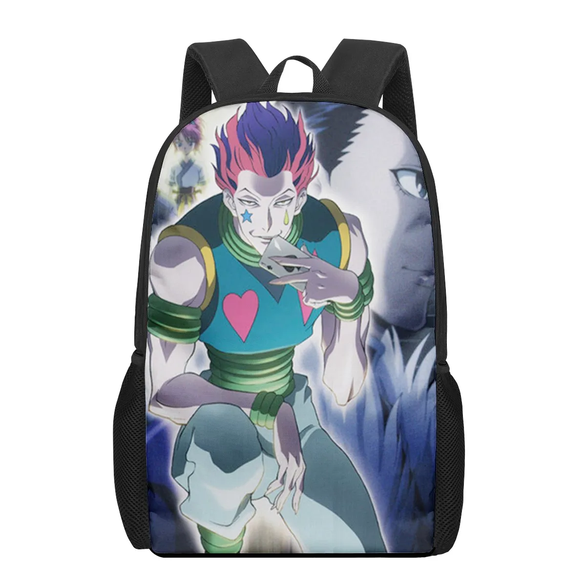 Hisoka HUNTER HUNTER anime 3D Print School Bags for Kids Backpack Student Bookbag Children Book Bag Funny Girls Schoolbags shoul