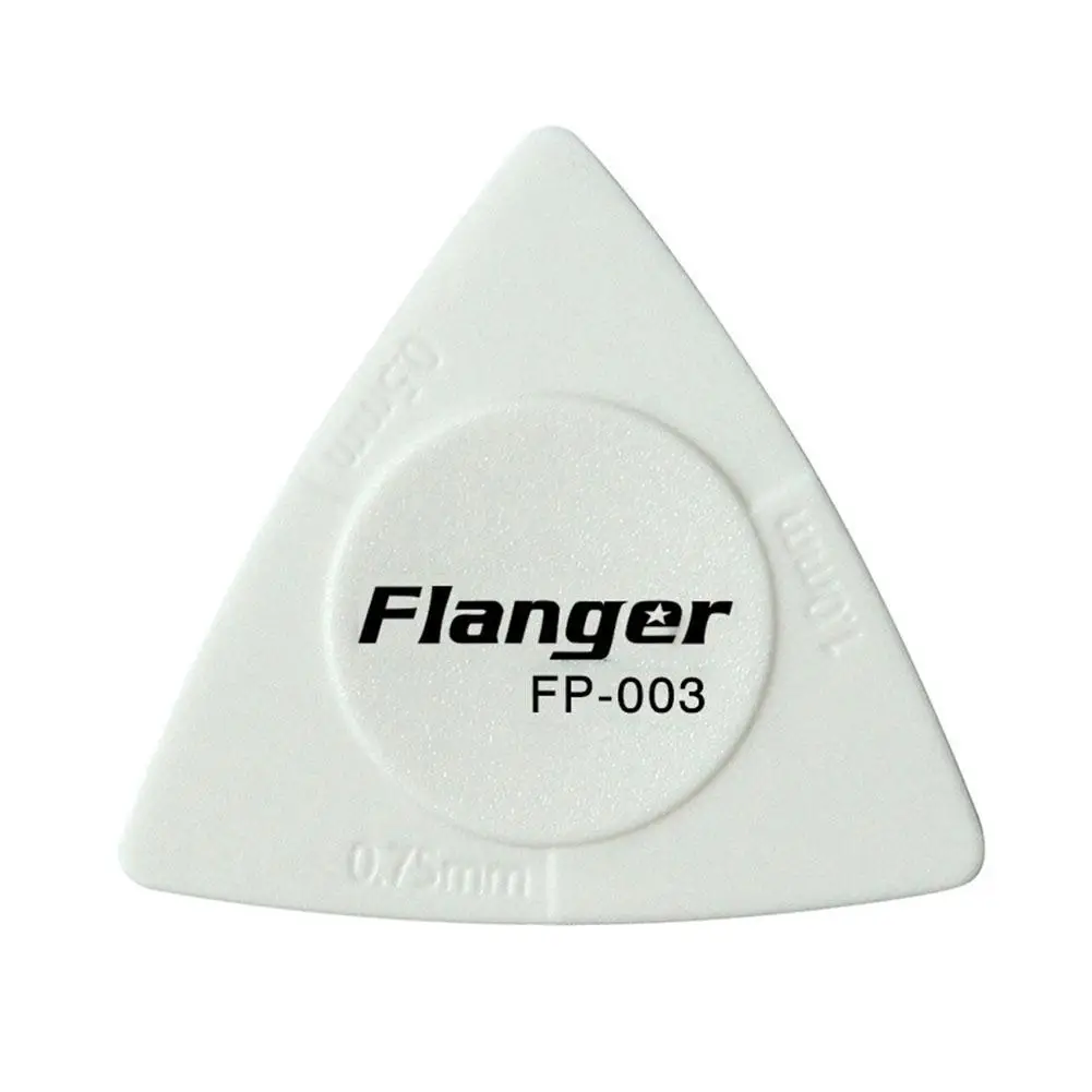 Flanger 1 Stuks Driehoek Gitaar Plectrums 1.0 0.75 0.5 Mm Dikte In 1 Pick Antislip Stijl Picks FP-003