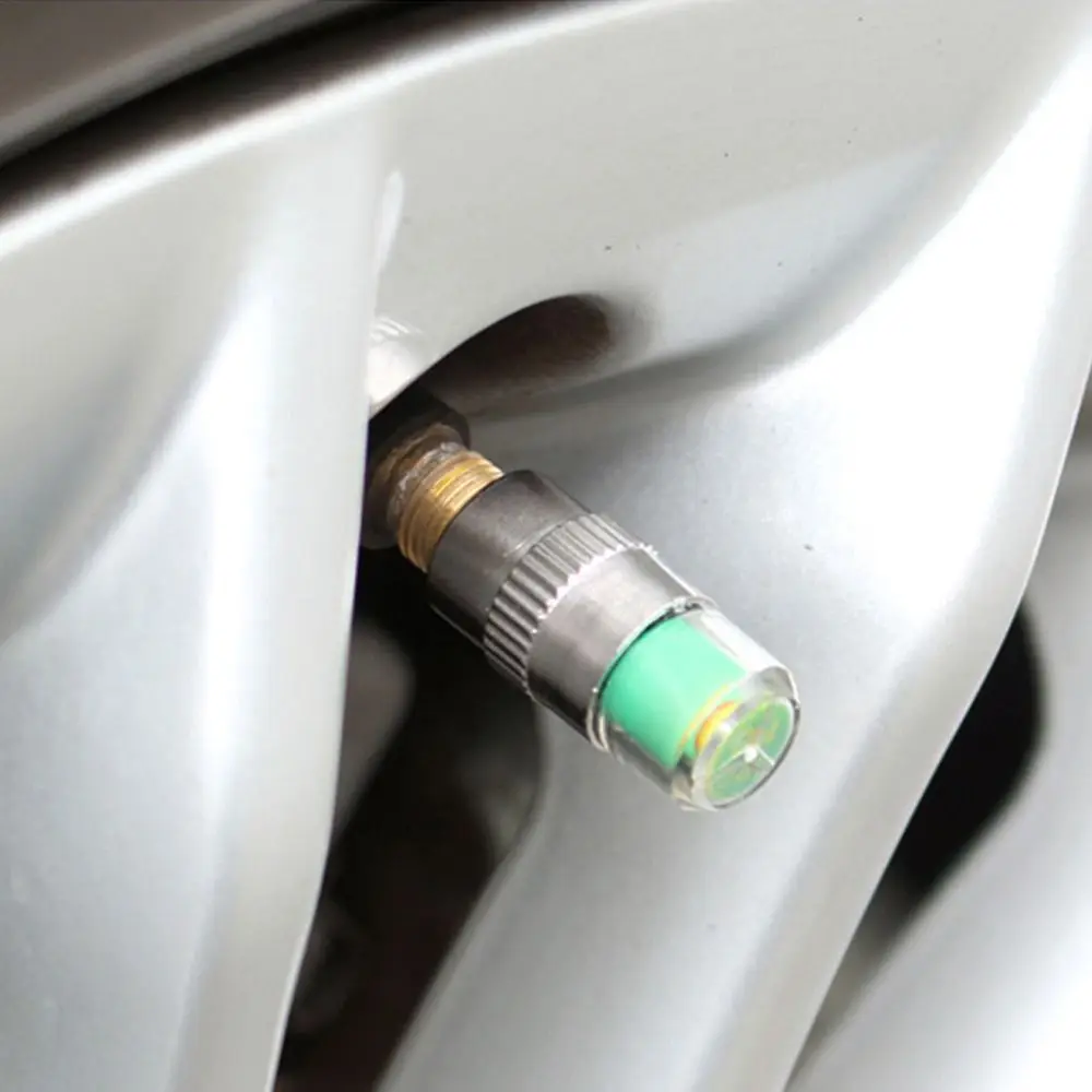 Accessory Monitoring Tool Cars Trucks Tire Pressure Monitor Sensors Tire Air Alert Cap Tire Pressure Indicator Alert Monitoring
