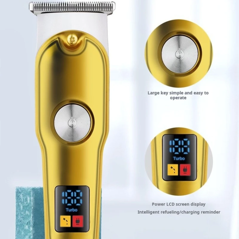 New style oil head push small electric hair clipper portable small household men's razor clipper