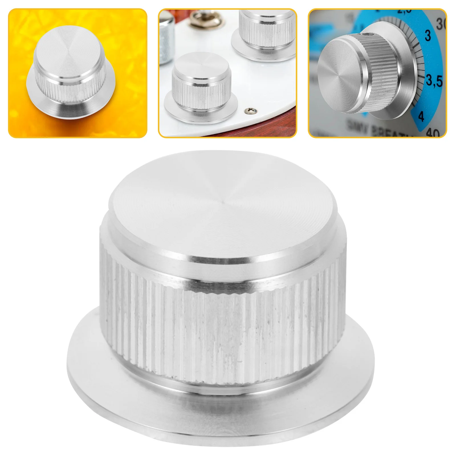 

Power Knob Volume Switch Replacement Potentiometer Knobs Car Radio Alloy Amplifier