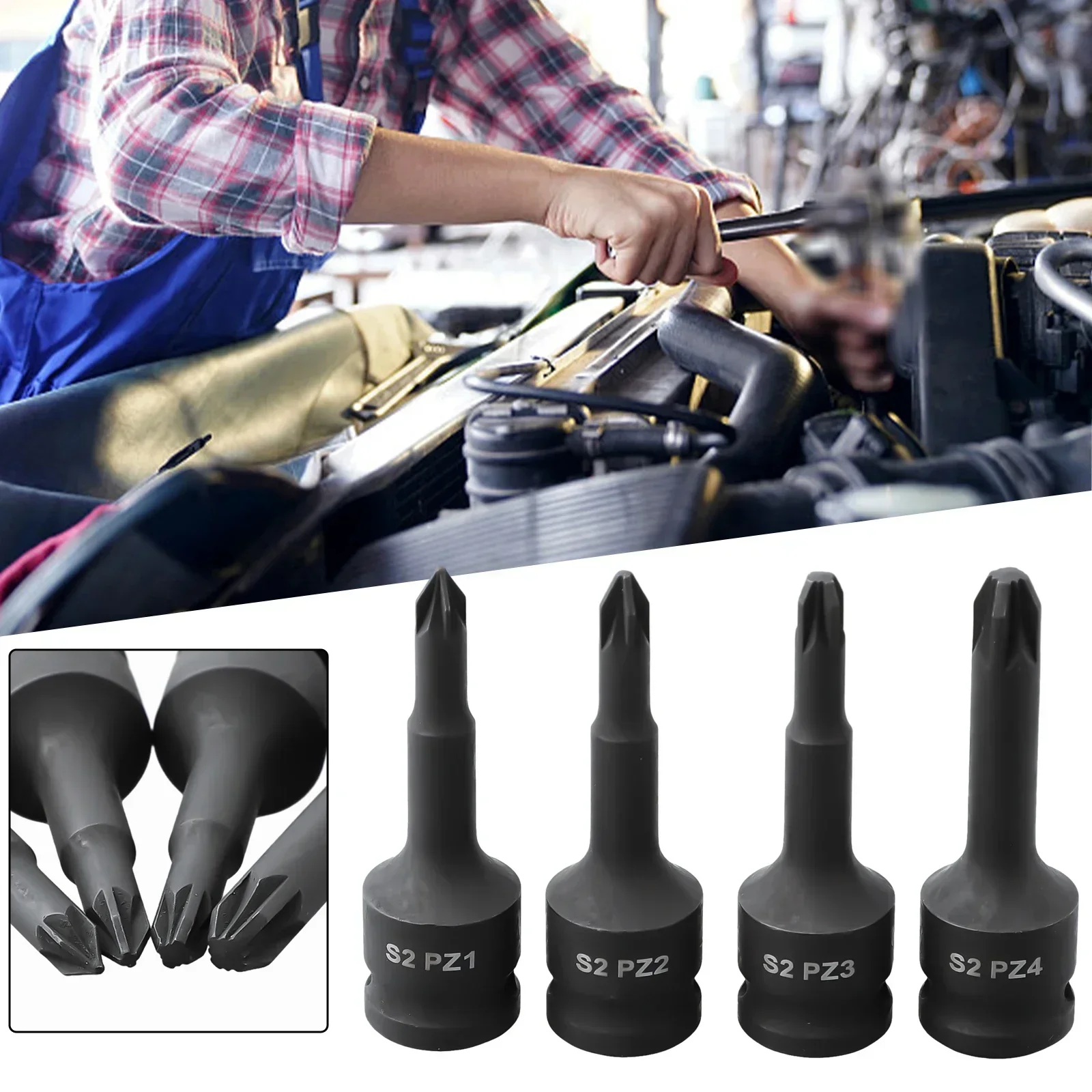 Inch Black Overall Heat Treatment PZ PZ PZ PZ Quantity PCS Socket Adapter Socket Square Head Inch Mm High Hardness