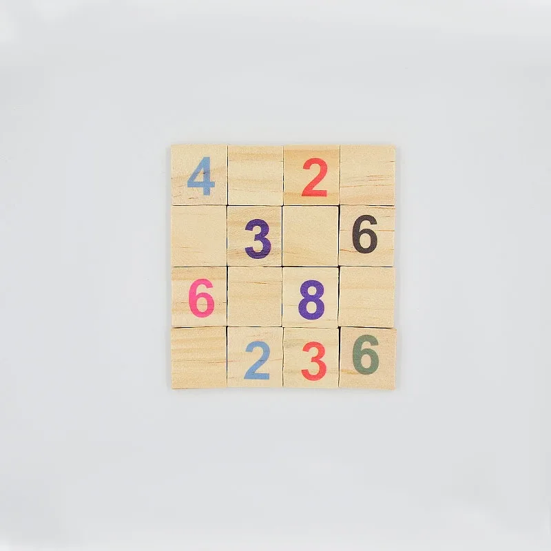 26 Engels alfabet gekleurde dennenvierkanten, puzzelspel voor kinderen in het vroege onderwijs alfabet houtsnippers 100 stks / zak