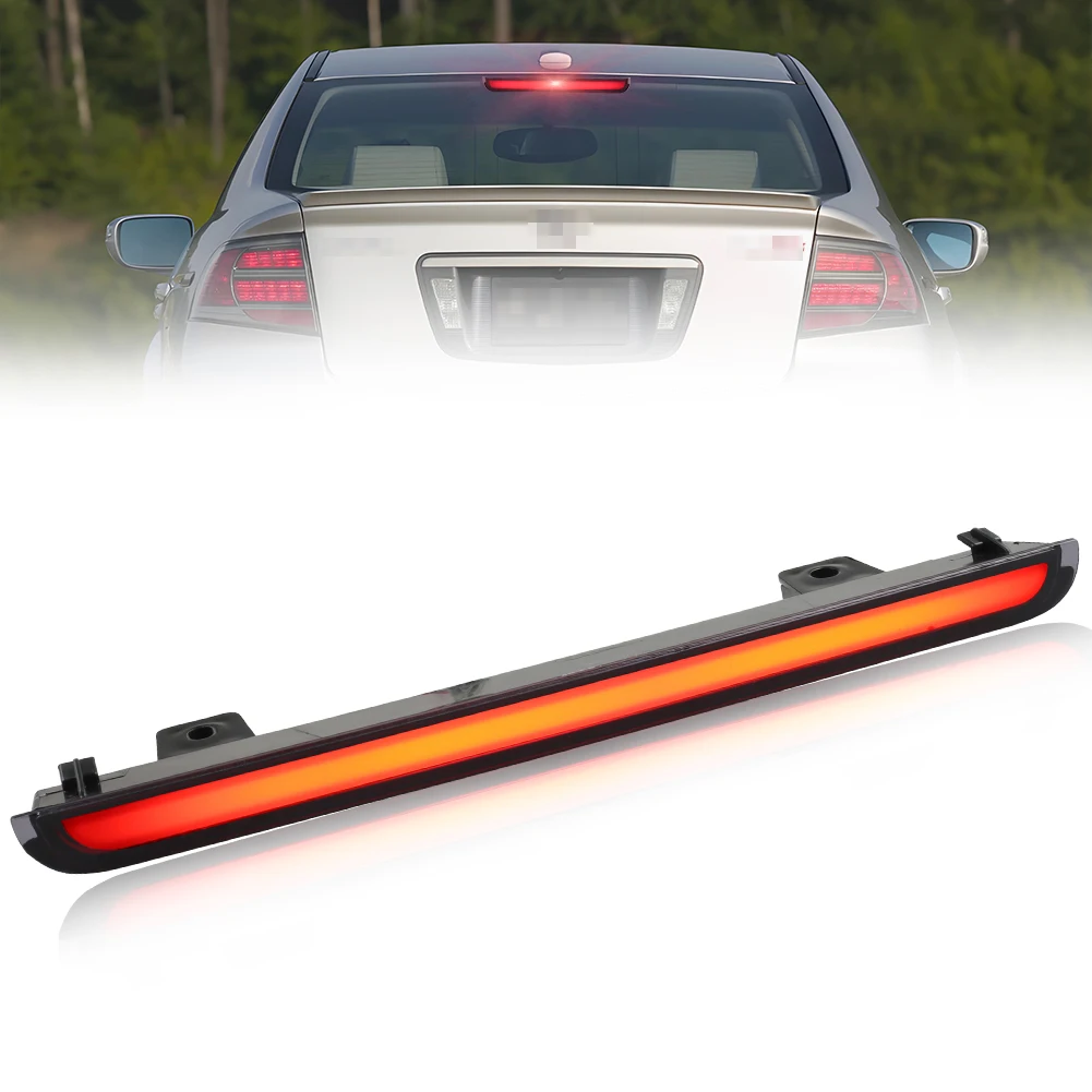 

1X Rear Light Tail Light 3rd Third Brake Light Backup Lights With Red Full LED For 2004 2005 2006 2007 2008 Acura TL