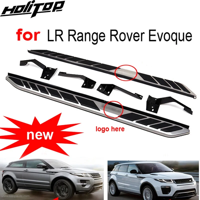 

side step bar Nerf bar running board for Land Rover Range Rover Evoque 2011-2019, hot in China,guarantee quality,load 300kg