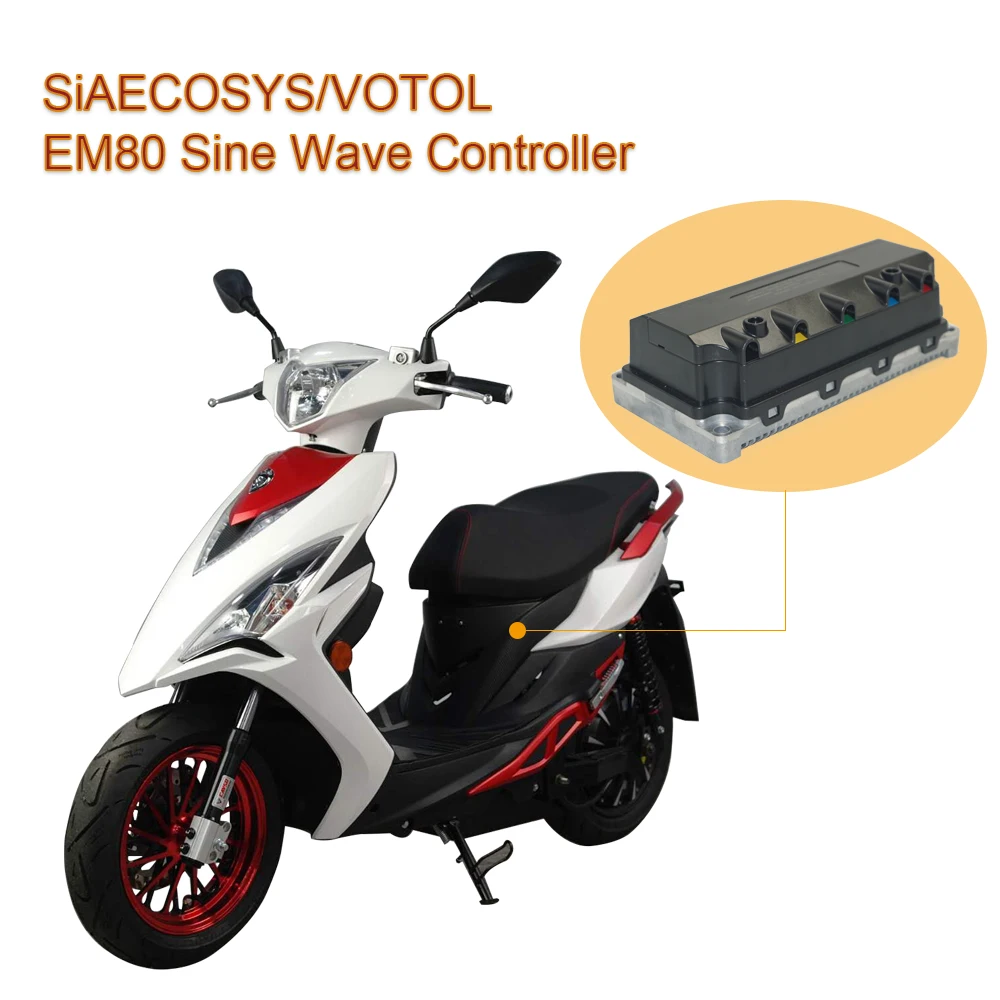 

Votol EM80GTSP Programmable Controller 72V 60A/100A Peak with LIN, for 3000-4000W E-Motorcycle, Waterproof IP67