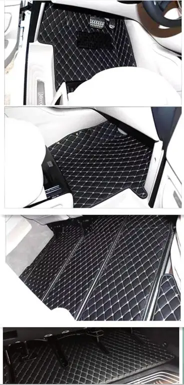 

Индивидуальные автомобильные коврики и коврик для багажника для Mercedes-Benz EQV 300 2025-2020 (6 мест), прочные водонепроницаемые ковры для EQV300 2026