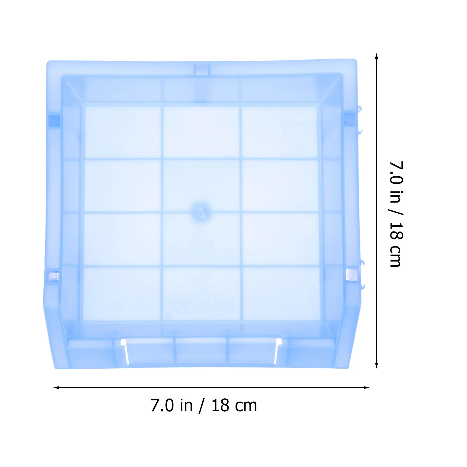 1Set Heavy Duty Nesting Shelf Bin Boxes Industrial Plastic Storage Containers for Warehouse Parts Organization Component Sorting