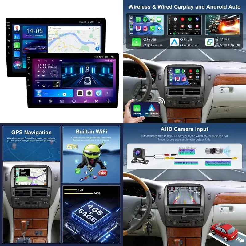 2026 Hot Sale Dual Din 7 9 10 Inch IPS Touch Screen Android Car for DVD Player with Navigation Global Positioning System