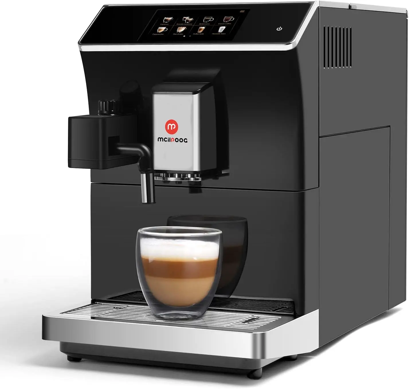 Espresso Coffee Machine With Smart Touch Screen For Brewing 16 Coffee Drinks