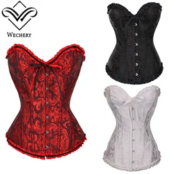 Plus Size Bodice Victoria Corset Top Sleeveless Vintage Bustier Long Torso Women Gothic Steampunk Sexy Corselet XS to 6XL