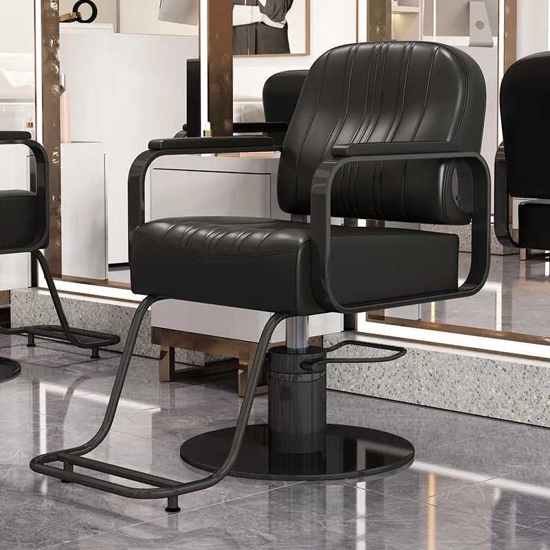 Sillón de Barbería Reclinable para Salón de Belleza, Silla de Espera para Estilistas, Silla de Barbero Profesional, Muebles para Salón de Peluquería