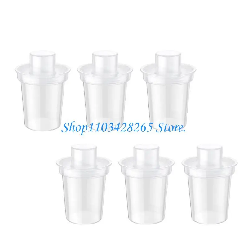 

G2TE Set of 6pcs Milk Powder Dispensers Reliable Storage Box Case 80ml Capacity