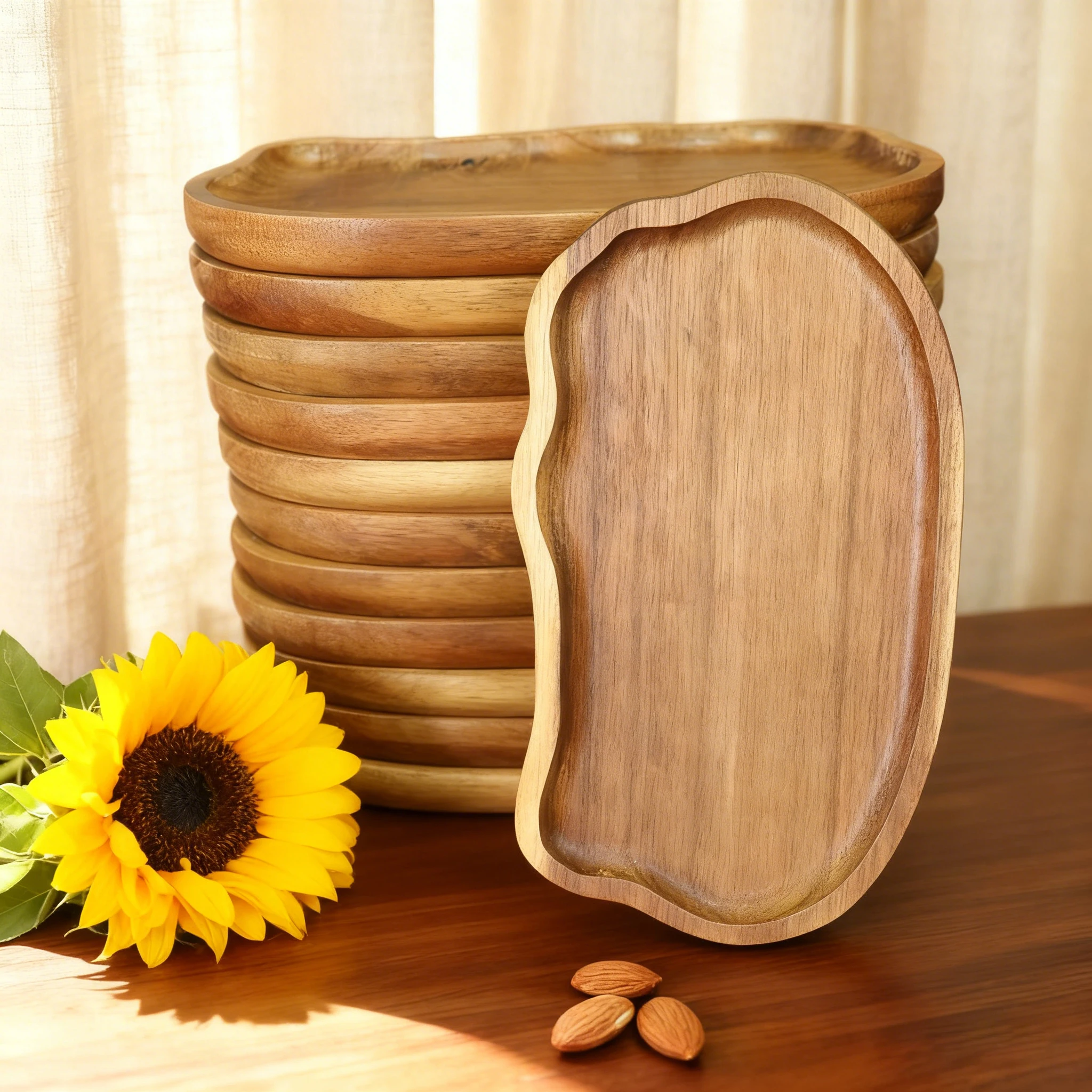 

6/8/10/12 шт., японский поднос, винтажный поднос для чая, поднос для ужина, десерта, поднос для торта, кухонный поднос, поднос для хранения, декор кухонного стола, кухонные вещи