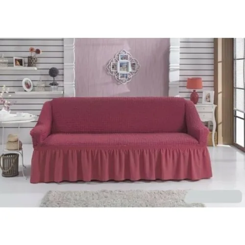 Şebnem Gossamer Cotton 2 Personality Skirted Sofa Bed Seat Sofa Cover