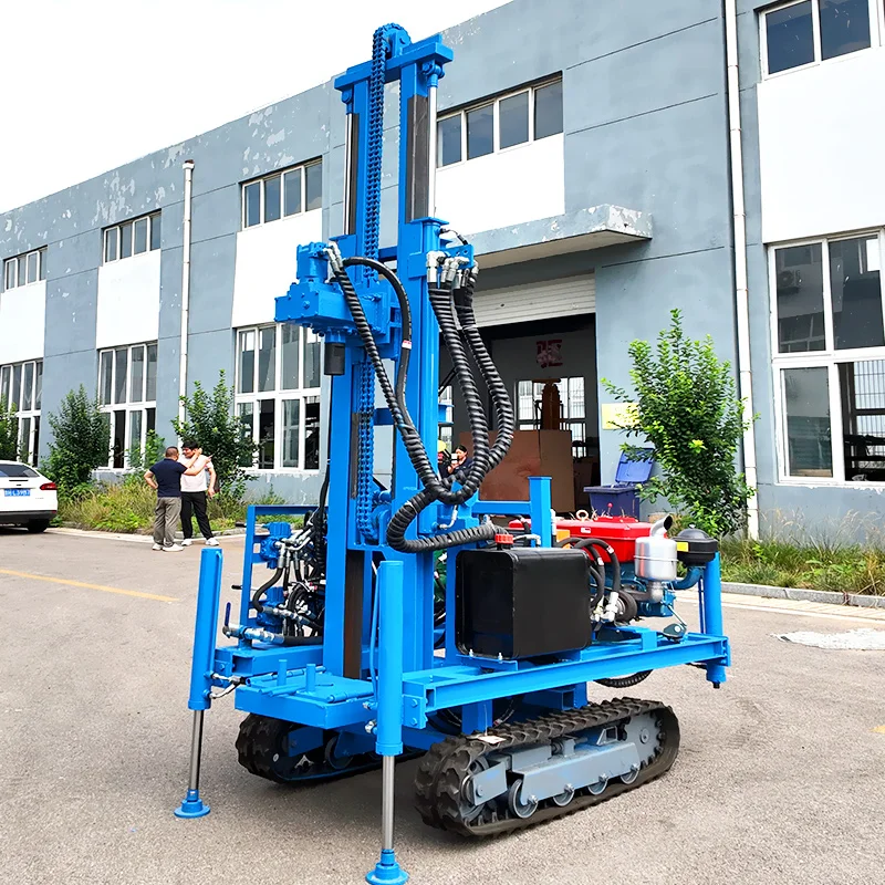

Customized Multifunctional Well Digging Machine 60-76-89-102 Drill Pipe 200m Water Well Drilling Rig Machine