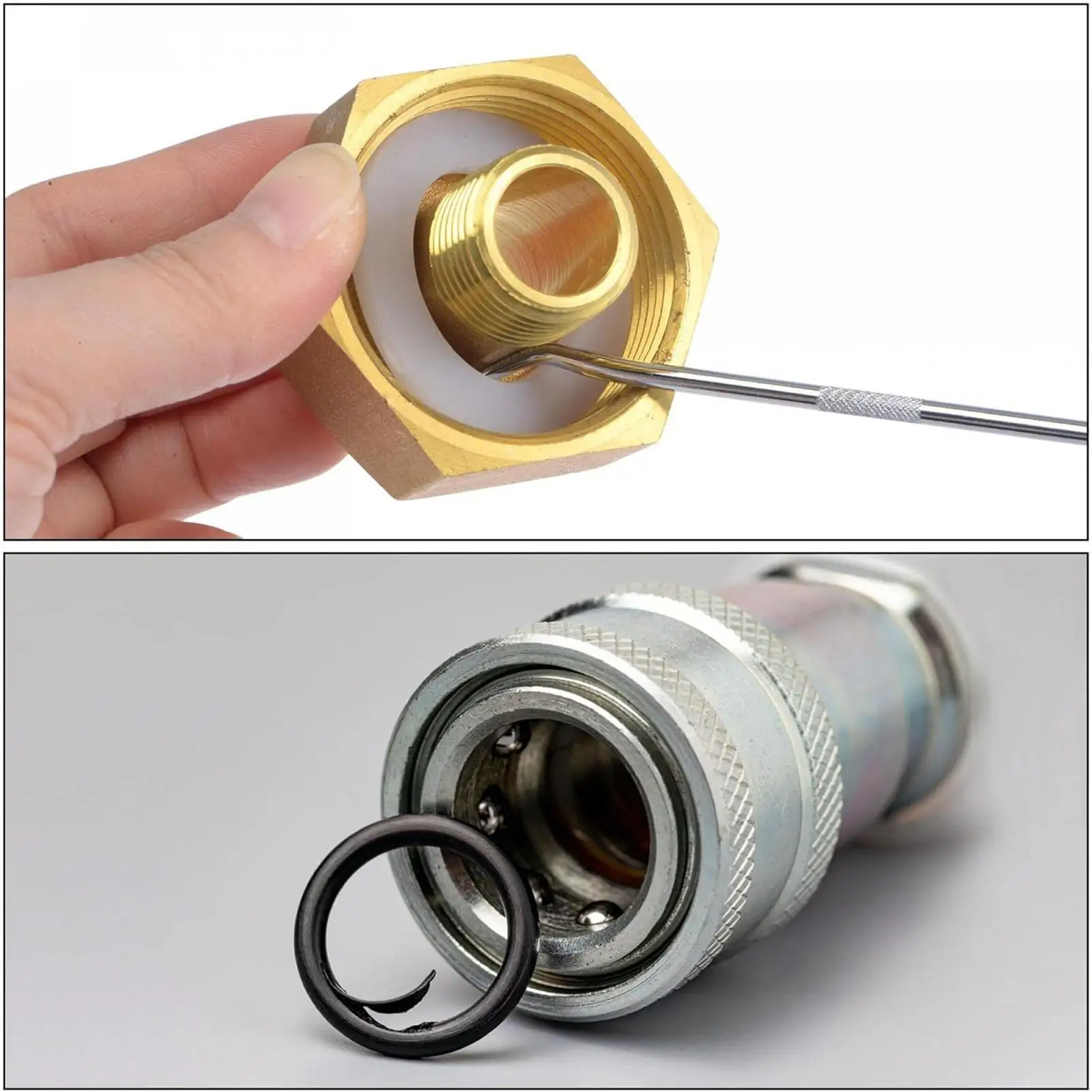 Oil Seal Removal Tool 4-Pieces Portable Precision O Ring Remover Bearing Seal Puller for Lock Bearing Automotive Mechanic