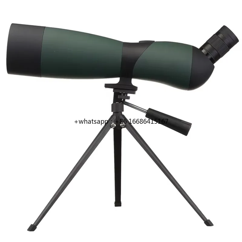 

25-75x70 Hd Lens Telescope Zoom Spotting Scope Waterproof Monocular Telescope Universal-Phone Adapter Mount Tripod For Hunting