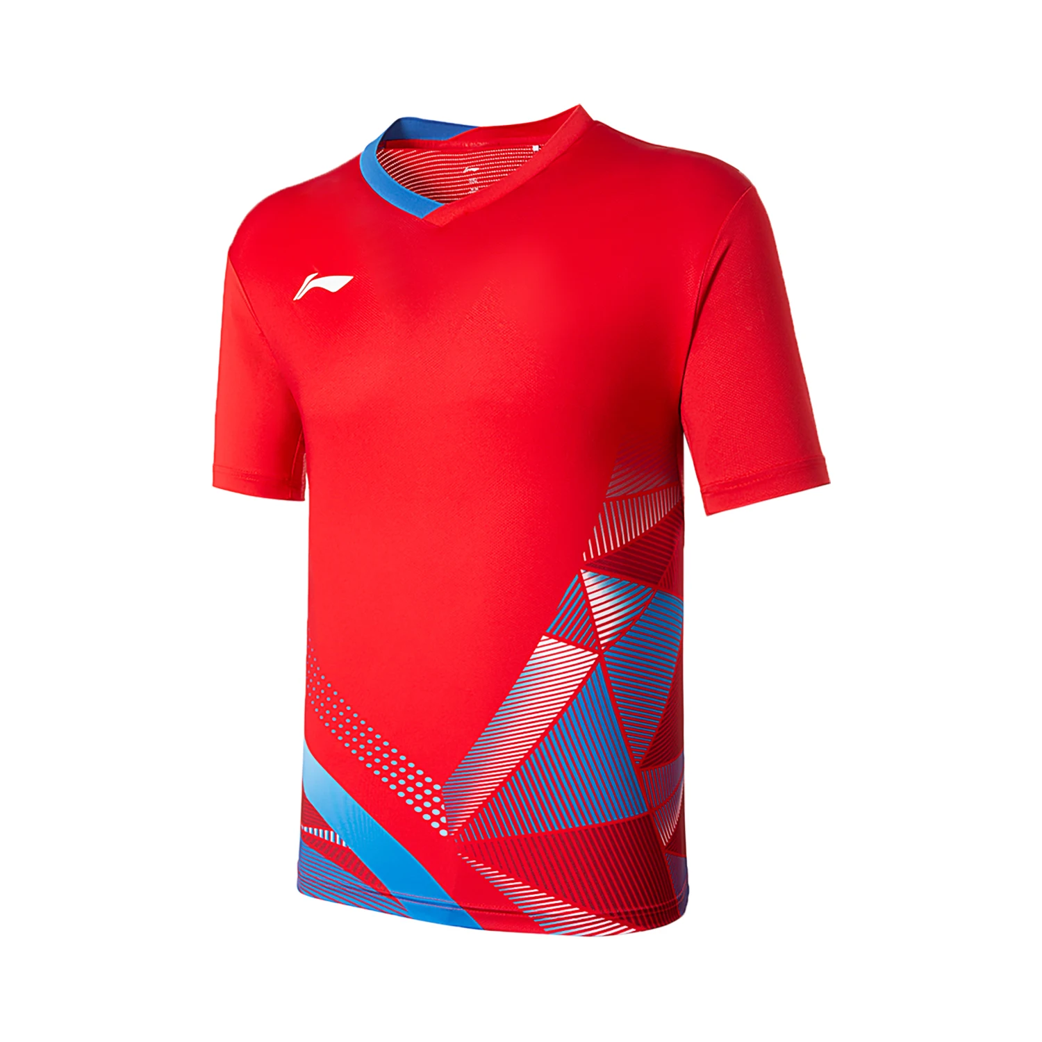 Li-Ning Men Badminton Jersey T-shirt AT DRY Breathable 93%Polyester 7%Spandex LiNing Regular Fit Sports Tee Tops AAYU129