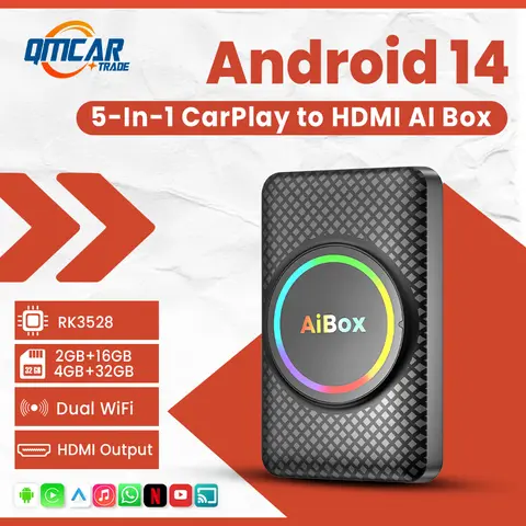 HDMI 카플레이 AI 박스 안드로이드 14 무선 카플레이 안드로이드 오토 어댑터 RK3528 유튜브 넷플릭스용 도요타 볼보 벤츠 마쓰다 기아용 HDMI 카플레이 AI 박스 안드로이드 14 무선 카플레이 안드로이드 오토 어댑터 RK3528 유튜브 넷플릭스용 도요타 볼보 벤츠 마쓰다 기아용