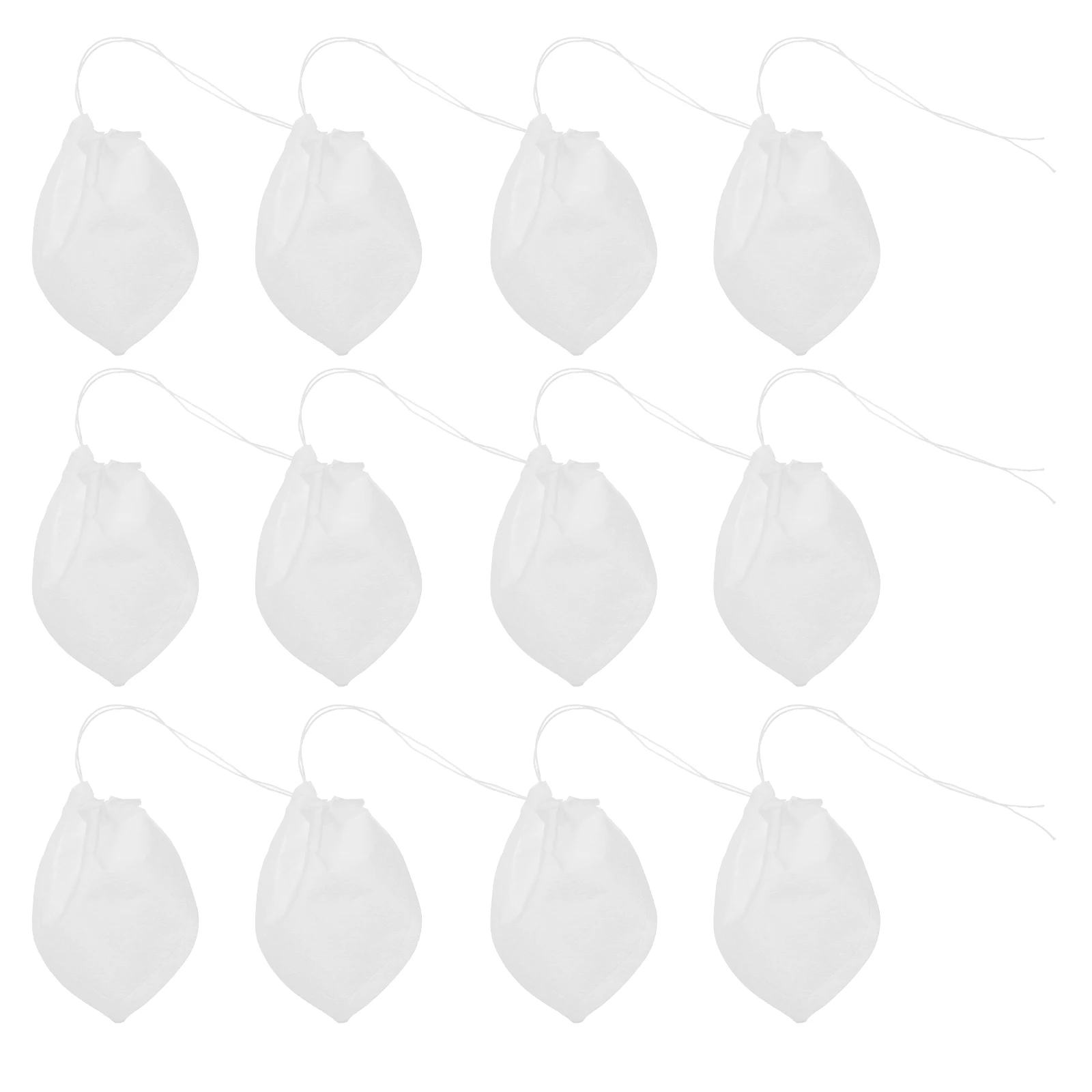 

100pcs Disposable Tea Bags Filter Paper 6x8cm White Strong Penetration High Temp Resistant Loose Leaf Infuser Soup Kitchen Bar