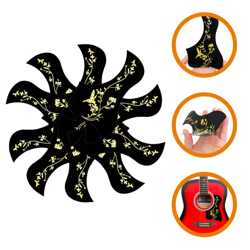 

10Pcs Acoustic Guitar Pickguard 40 41 Inch Professional Reasonable Folk Guitar Parts Replacement Pickguard Plate