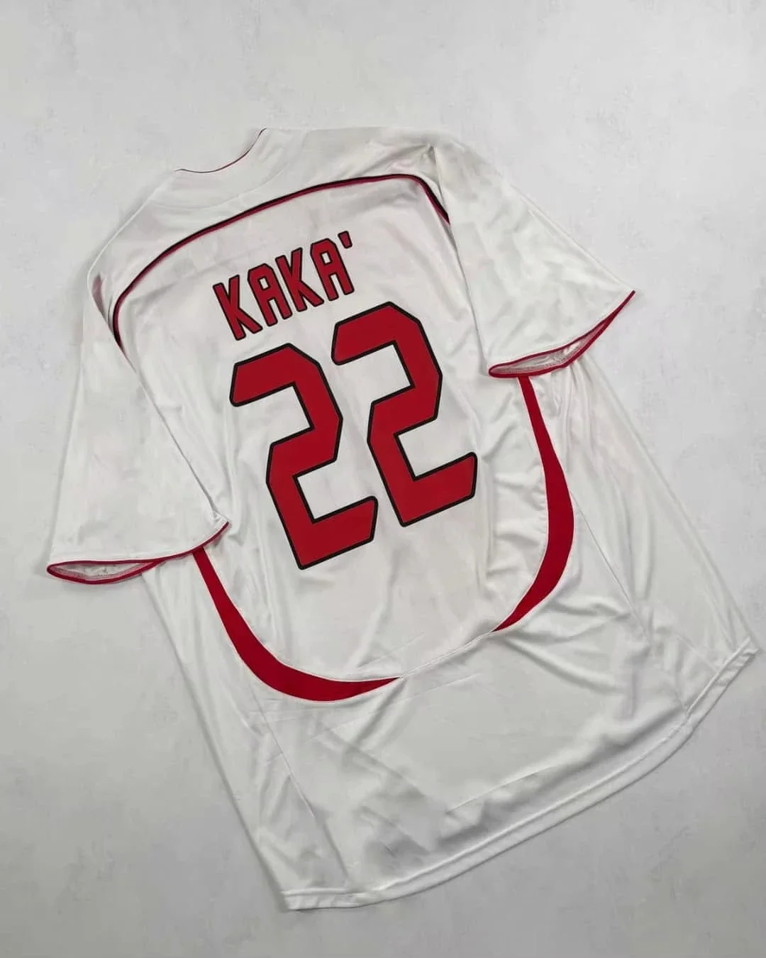 2026 KAKA 22 Retro-Fan-Fußballtrikot für Herren, Damen und Kinder, Kurzarm-Sport-T-Shirt, Y2K, lockere Oversize-Streetwear-Kollektion, Oberteile – Detail 5
