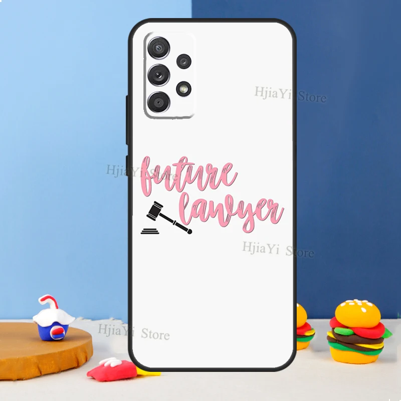 Lawyer Judge Pattern Art Case For Samsung A54 A34 A14 A13 A23 A33 A53 A73 A51 A71 A72 A12 A22 A32 A42 A52 Back Cover