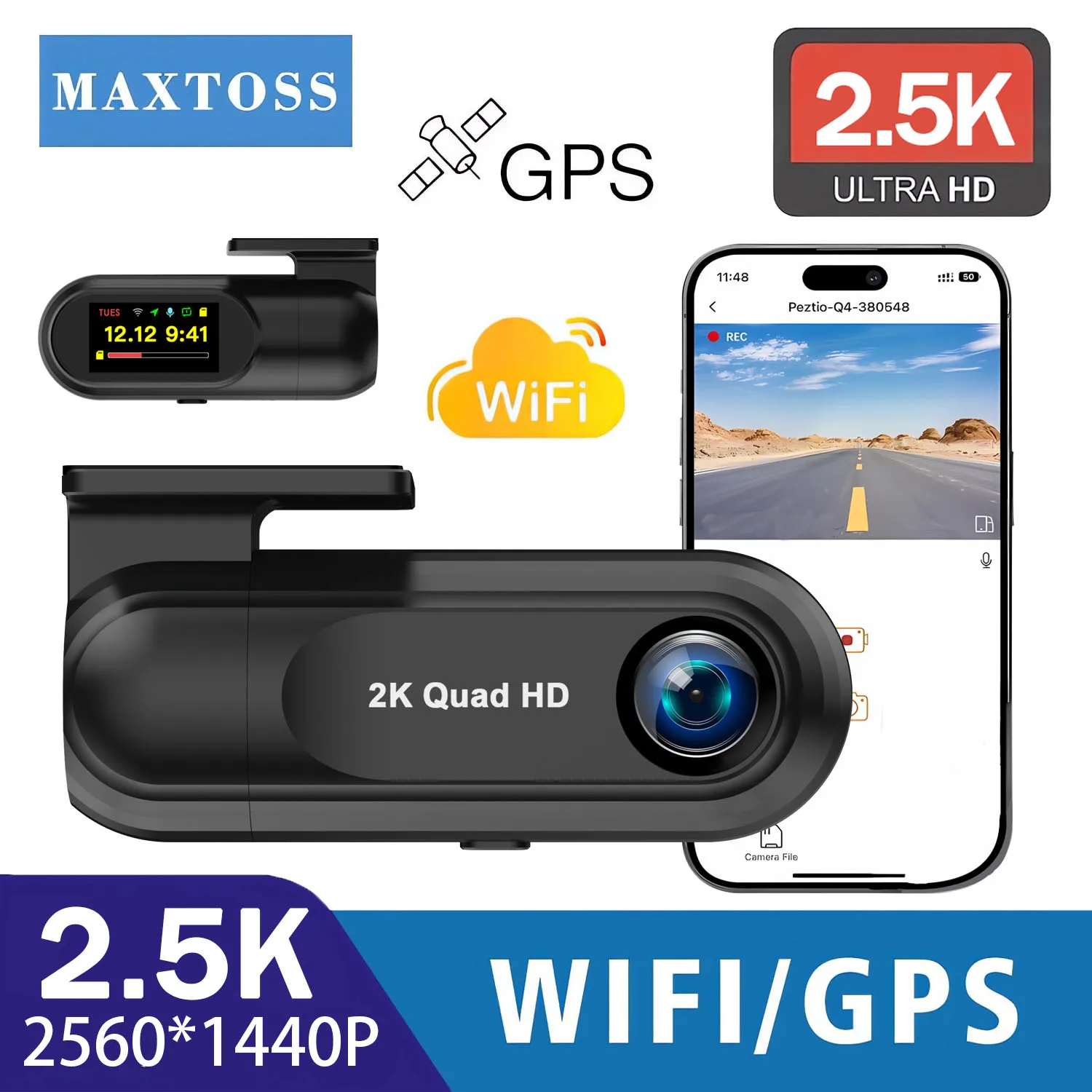 Dash Cam 2.5K 2560*… - image